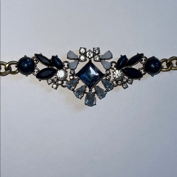 *3 for $20* J. Crew Statement Bracelet Blue - Picture 2 of 3